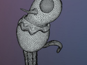alien cartoon 3D Model