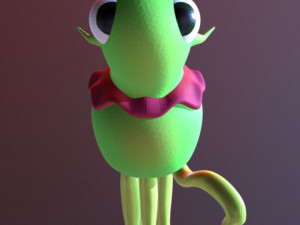 alien cartoon 3D Model