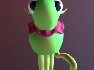 alien cartoon 3D Model