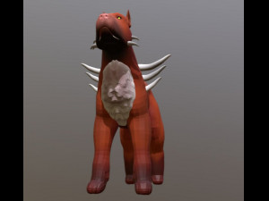 hell dog game dev 3D Model