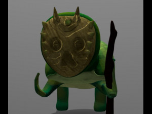 sage turtle fantasy 3D मॉडल