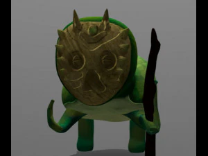 sage turtle fantasy 3D Model