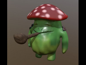 monster mushroom - hongo 3D Модель