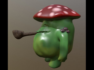 monster mushroom - hongo 3D मॉडल