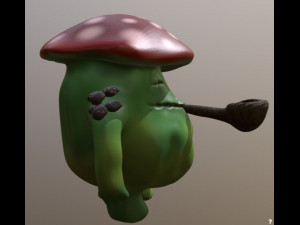 monster mushroom - hongo 3D मॉडल