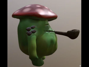 monster mushroom - hongo 3D Model