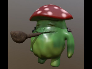 monster mushroom - hongo 3D मॉडल