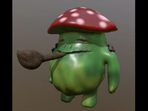 monster mushroom - hongo 3D Model