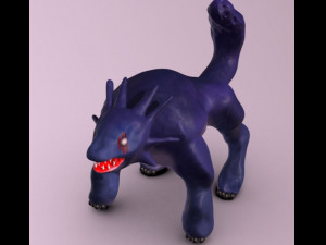 quadruped fantasy animal 3D Модель