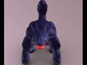 quadruped fantasy animal 3D Model