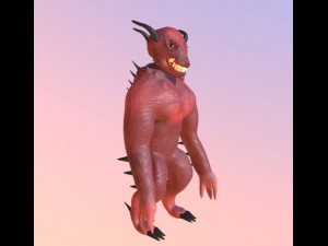 hell creature Model 3D