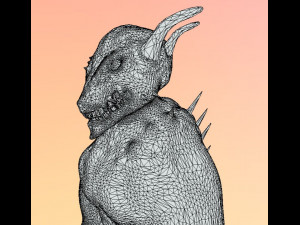 hell creature Model 3D