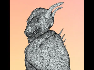 criatura do inferno Modelo 3D