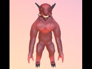 hell creature Model 3D