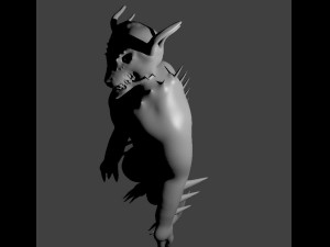 hell creature Model 3D