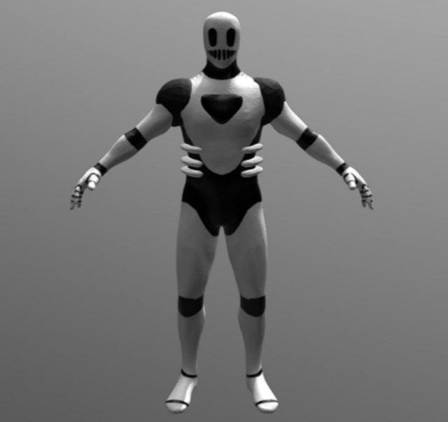 cyborg Modello 3D .c4d .max .obj .3ds .fbx .stl .blend