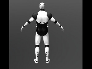 cyborg Modello 3D