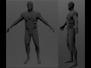 cyborg Modello 3D