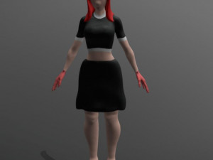 neko girl 3D Модель