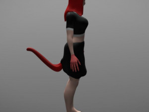 neko girl 3D Модель