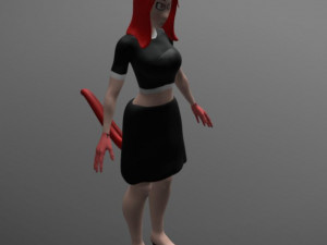 neko girl 3D Модель
