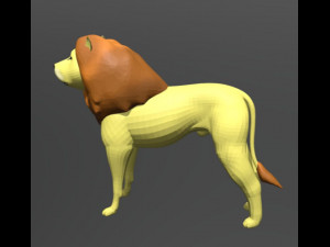 lion mesh 3D Модель