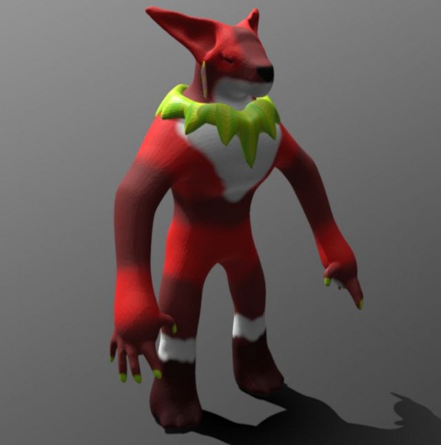 shaman Model 3D .c4d .max .obj .3ds .fbx .stl .blend 