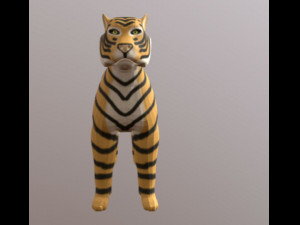 tiger type cartoon Model 3D