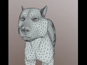 호랑이 유형 만화 3D 모델