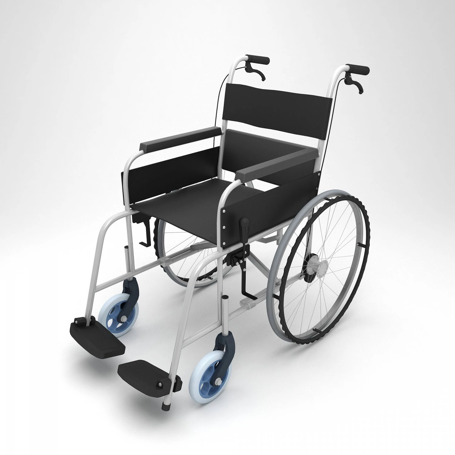 fauteuil roulant Modèle 3D .c4d .max .obj .3ds .fbx .stl .blend 