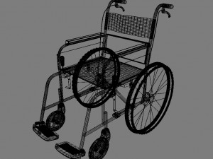 wheelchair 3D 模型
