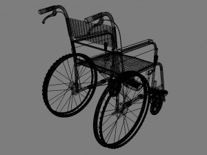 wheelchair 3D 模型