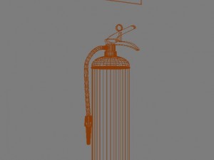 fire extinguisher 3D Model