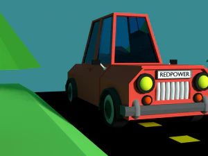 cartoon car 3D Model