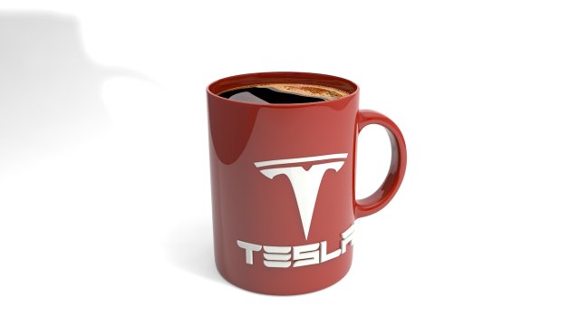 tesla cup Model 3D .c4d .max .obj .3ds .fbx .stl .blend 