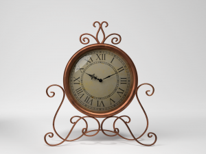 vintage clock Model 3D