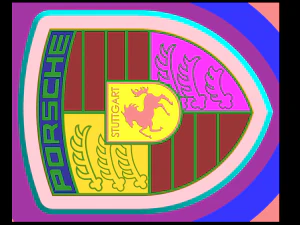 logotipo porsche Modelo 3D