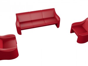 sofa v1 Modelo 3D