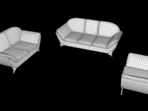 sofa v2 3D Model