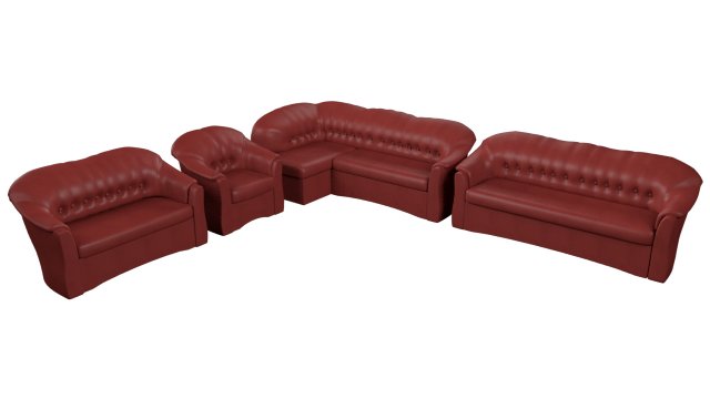 sofa v4 3D Model .c4d .max .obj .3ds .fbx .stl .blend