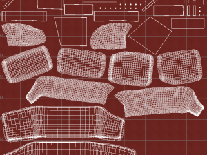 sofa v4 3D Model