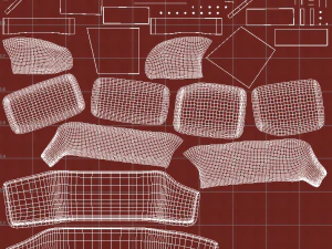 sofa v4 3D Model