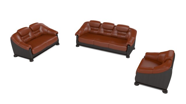 sofa 3D Model .c4d .max .obj .3ds .fbx .stl .blend 