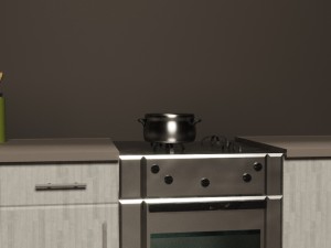 kitchen set Model 3D