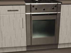 kitchen set Model 3D