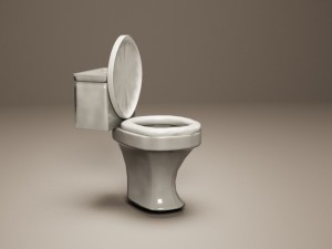 toilet 3D 모델