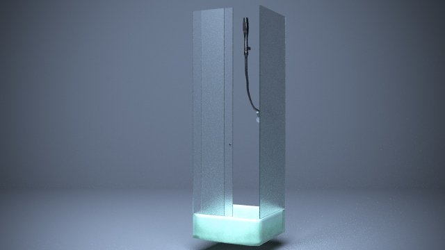 shower cabin Modello 3D .c4d .max .obj .3ds .fbx .stl .blend 