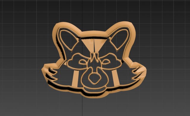 a raccoon dishes for baking Modèles 3D en vedette .c4d .max .obj .3ds .fbx .stl .blend 