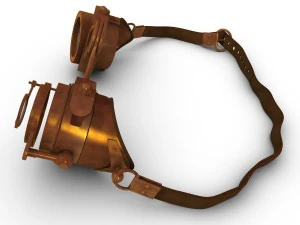steampunk goggles 3D Model