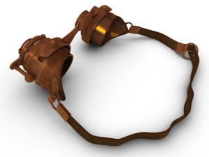steampunk goggles Modelo 3D